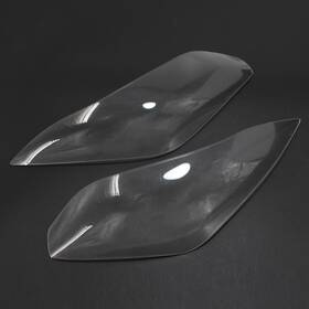 Lens-166-cle Madhornets Headlight Lens Guard Protector Clear Fit For Kawasaki Ninja 300 Versys 650 15-17