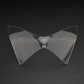 Lens-169-cle Madhornets Front Headlight Lens Guard Protector Clear Fit For Kawasaki Z250 Z300 Z800 13-16