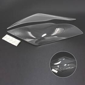 Lens-171-cle Madhornets Front Headlight Lens Guard Protector Clear For Kawasaki Zx-10r Zx 10r 11-15 Yu