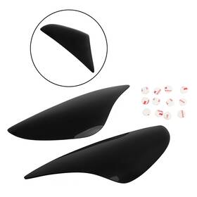 Lens-193-smk Madhornets Front Headlight Lens Guard Protect Smoke Fit For Kawasaki Zx-6r Zx 6r 636 05-06