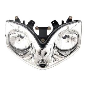 M513-a012-clear Madhornets Headlamp Headlight Guard Protector Grill Led White For Honda Cbr600 F4i 01-07