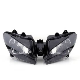 M513-a032-clear Madhornets Headlamp Headlight Guard Protector Grill Led Clear For Yamaha Yzf R1 1000 00-01
