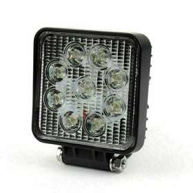 Madhornets M513-b010-black New 27w Flood Beam Led Off Road Work Light Lamp 12v 24v Suv Atv Car Truck Square