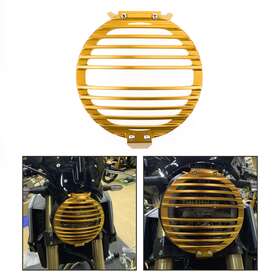M513-b063-gold Madhornets Cnc Aluminum Headlight Guard Cover Protector Gold For Honda Cb650r 2019-2020