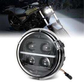Map-33511-33 Maple Motorcycle Parts Front Led Headlight For Honda Rebel Cmx300/500 2020 2024 New Open Box