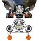 Mb-754-hcy Unbranded Round Led Projector Headlight With Turn Signal Passing Lights