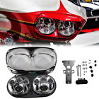 Mb-758-hcy Unbranded Led Dual Headlight With Halo Angel Eye For Harley