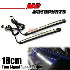 Mc1ttlsbc18whywpn006y Mc Motoparts Front Running Turn Signal Led Strip Lights 180mm For Mt-07 Mt-09 Tmax 500 530