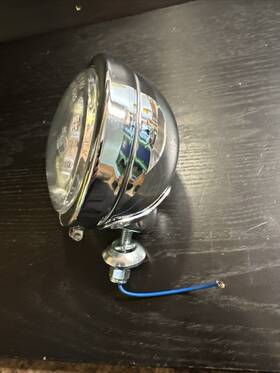 902961 Mcs Fl Style Custom Headlights Lens Clear For Harley-davidson