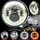 Mh-332008-9161 Unbranded Inch Round Headlight Angle Eyes Drl For Jeep Wrangler