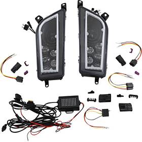 2001-2328 Moose Offroad Led Headlight For Polaris Rzr900 - Clear