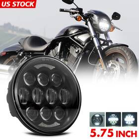 H5001 Mot 640486966713 Dot 5.75ftft Led Halo Headlight Hi-low For Harley Night Rod Vrscd Vrscdx 2006-2011