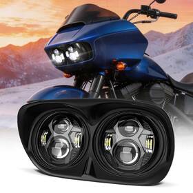 Mot 762891748811 Dot 5.75ftft Led Headlight Hi-low Lamp Sealed For Harley Road Glide Fltr 1998-2013