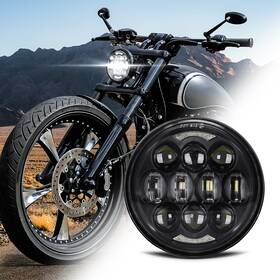 H5006 Mot H5001/ H5009/ Dot 5.75 5-3/4ftft Led Headlight Drl Hi-lo For Harley Breakout Fxsb Fxsbse 2013-17