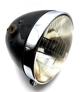 02774 Moto Guzzi Vintage Bobber Cafe Headlight Shell Lense Trim V7 Special 69-71 #a199