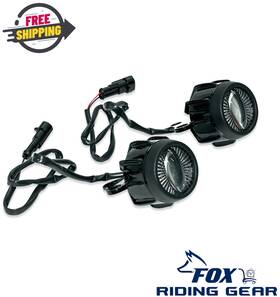 607113m Moto Guzzi Open Box - Oem Fog Light Led Lh And Rh V85 Tuareg 660 Rally