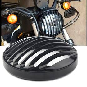 Moto Ht 612043421812 Headlight Cnc Grill Bezel Cover For Harley Sportster Xl 883 1200 2004-2014 Us