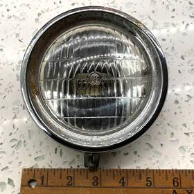 Luxor-1710 Motobecane Headlight Rim And Light Original Chrome Luxor 1710 Parts Replacement