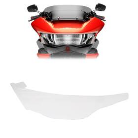 Motohij 536123432805 Headlight Guard Cover Clear For Harley Touring Cvo Road Glide Fltrxse 2023-2024