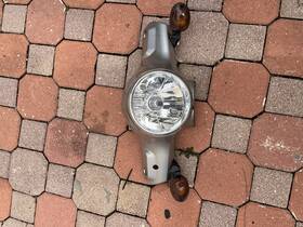 Motoparts2u2021 Hl-3978-cl Headlight Cover Fairing Vespa Lx125 Lx150 Lx50 Scooter