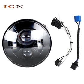 Ign1867404 Motorcycle 7 Inch Projector Led Headlight 70w For Electra Glide Heritage Softail