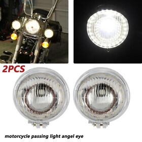 Tsn09781681 Motorcycle Chrome Bulb Passing Spot Fog Light Front Headlights For Harley Suzuki