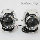 2xsilver Motorcycle Transformers Led Ip66 Fog Lamp Headlight Cree Driving 4color