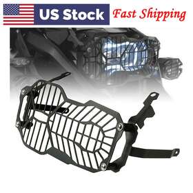 77us Motorshop 420015287423 Front Headlight Cover Guard Grill Fit Bmw R1200gs / Adv 2013-2018 Mwt Us