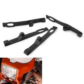 77usa Motorshop 665897156744 Headlight Fairing Rubber Straps Dirt Bike Headlamp Fix Brackets Strap Motor Usa