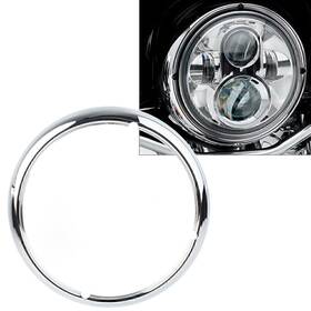 Motorshop168 550733482586 7 Inch Motor Head Light Headlamp Trim Ring Cover For Harley Touring Road King Chrome