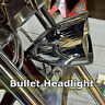 Mrp-216602702hl Mrp Chrome Bullet Headlight Assembly For Sportster Dyna Big Twins