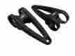 Mte046 Motone Customs Motorcycle Headlight Brackets 41mm Triumph Bobber Cafe Racer Sportster Black