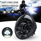 Nea269524 Matcc Led Headlight Daymaker Black For Harley Davidson 6492090152648