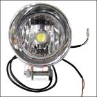 New Motorcycle Cob Led Fog Headlight Angel Eye Lamp For Harley Chopper White Yello 602668152352