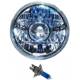 7-51903yp1 Octane Lighting 7 Inch Halogen Projector H4 Headlight Headlamp Motorcycle Housing Light Bulb New