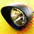 Oic-hl-mb Oic Harley Davidson Electra Glide Classic Flh Flhtcu Ultra Custom Black Headlight