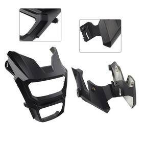 Oneclubaa 612345248001 Matte Black Headlight Lamp Guard Side Cover For Honda Msx125 Grom 2016-2018