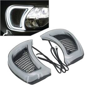 Onegogogo 845623173164 Tracer Headlight Vent Accent Led Indicator Lights For Harley Road Glide 2015