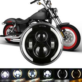 Oslamp Ful-ft29008 1pc 7 Inch Motorcycle Headlight Led Turn Signal Light For Harley Cafe Racer