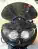 Osma-hl-ds-blk Osma F4i Zx6r Zx9 Ninja Cbr Gsx Black Streetfighter Stunt Headlight Fairing Brackets