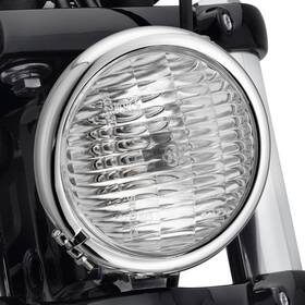 B166hoo451zb Oumurs Round Retro 4.5 Inch Headlight Lamp For Harley Bobber Chopper Softail Cafe Racer