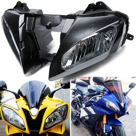 Dr-ym011009-a Oumurs For Yamaha 2006-2007 Yzf R6 Yzf-r6 Yzfr6 Black Front Headlight Headlamp Assembly