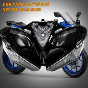 Dr-ym011011-a Oumurs Front Headlight Head Lamp Assembly Fit For Yamaha Yzf R3 Yzf-r25 2016 17 13-2018