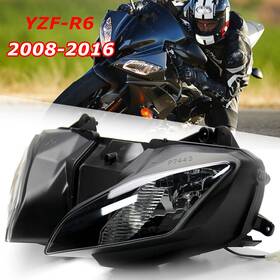 Dr-ym011o10-a Oumurs R6 Black Front Headlight Headlamp Assembly Fit For Yamaha Yzf Yzfr6 2008-2016