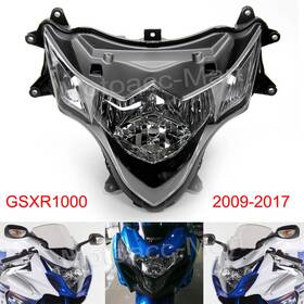 Motoacc-lm011008-a Oumurs Front Headlight Lamp Assembly Black Fit For Suzuki Gsxr1000 Gsx-r1000 2009-2016