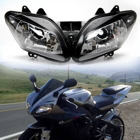 Mr-ym011004-a Oumurs Replacement Front Lamp Headlight Assembly For Yamaha Yzf-r1 Yzfr1 2002 2003 Usa