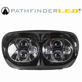 Kj4t Pathfinder Mn/kj4t Road Glide Led Headlight For 2004-2006 Harley Davidson Fltri Bv