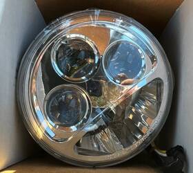Ptwhd5 Pathfinder Pathfinderled Motorcycle 5.75 Inch 5-3/4 Headlight High/low Beam H4 Connector