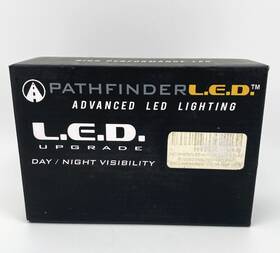 H4sfx Pathfinderled H4 Hi/lo Beam Rugged Fanless Led Headlight 6000k Bright For Motorcycle