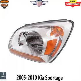 Perfect Fit 463273833988 Headlight Driver Side Halogen For 2005-2010 Kia Sportage